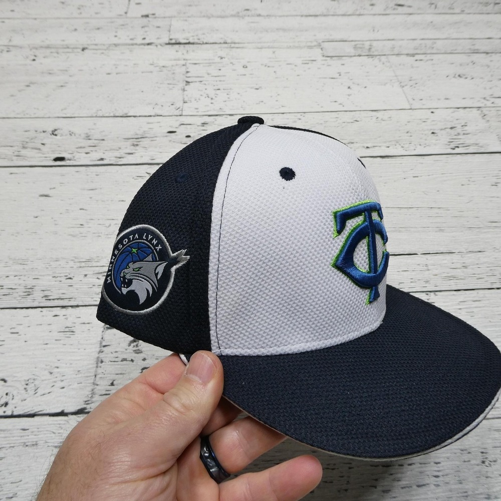 Minnesota Lynx Hat Cap Snap Back Mens One Size Blue White TC WNBA Basketball - Picture 2 of 7